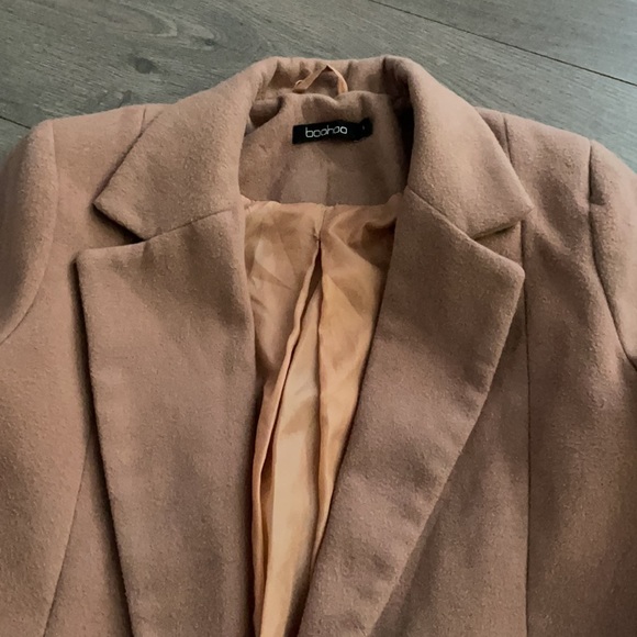 Boohoo camel dress coat - Picture 7 of 8
